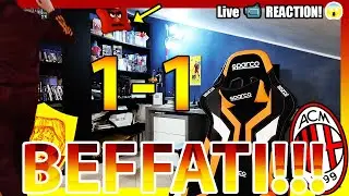 😩 ACCIUGHINATI‼️ Roma-Milan 1-1 [Live reaction]