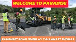 The Basic of Asphalt Paving] Crazy Traffic] In Pamphret Yallahs St Thomas.