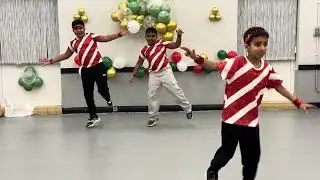 Kids performance for christmas and new year celebration 