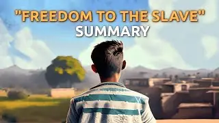 FREEDOM TO THE SLAVE SUMMARY IN HINDI || NOTES IN DESCRIPTION || BA ENGLISH HONOURS