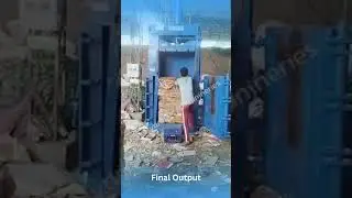 Ultimate Long Stroke Baler for Efficient Recycling | Mask Hydraulic Machineries