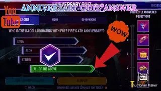 ANNIVERSARY QUIZ ANSWER#Shorts#Freefire
