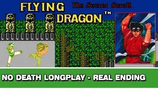 Flying Dragon The Secret Scroll NES - No Death Longplay and Real Ending
