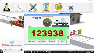 Commercial Software Auto Weight Scale Software New Version