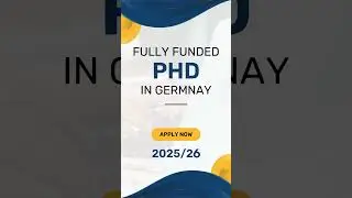 Fully Funded PhD in Germany 2025/26 | Max Planck Institute PhD Scholarships | Top Ranked Opportunity