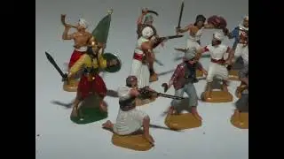 1:72 Modellbau, handbemalte Figuren, Muselmanen