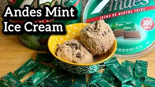 Andes Mint Ice Cream 🍫🌿 | Someone Sent Me a Giant Tub of Andes