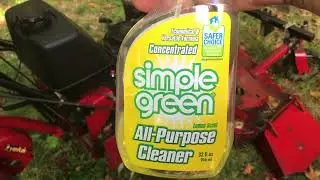 Simple Green all purpose cleaner GREAT for Lawn Equipment Cleaning