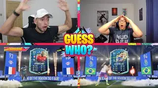 THIS IS ACTUALLY INSANE!!! UNBELIEVABLE TOTS ONLY GUESS WHO FIFA vs ItsJames!!! (HUGE TOTS DISCARDS)