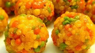 Tiranga Ladoo सिर्फ 1.5 कप बेसन से बनाएं हलवाई जैसे जबरदस्त बूंदी लड्डू - laddu recipe -boondi laddu
