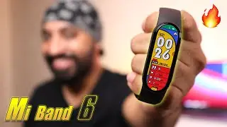 Mi Band 6 Indian Variant |  AMOLED Display |  Sp02 |  30 Sports Modes |  REVIEW 🔥