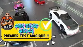 ARK EDGE AE24x | le premier test c’est magique ! Le comportement d’un châssis 1/10 en 1/24 ! 