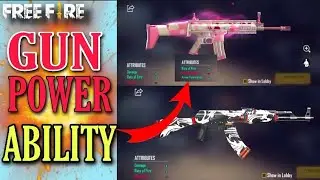 free fire guns ability rate of fire, Accuracy,Damage,free fire gun attributes,free fire guns power 💯
