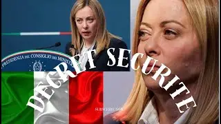 Information 🚨🇮🇹D’alerte en italia sur décret de sécurité qui concerne les immigrés