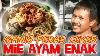 RAMAI DAN LARIS!!! MIE AYAM YAMIN WONOGIRI ENAK BANGET - INDONESIAN STREET FOOD