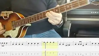 The Beatles - Can't Buy Me Love (Bass Cover + Tab)