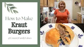 How to Make Kraut Burgers (Cabbage Burgers) #cabbage #kraut #groundbeef