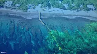 BARLUS underwater camera observes the underwater coastline