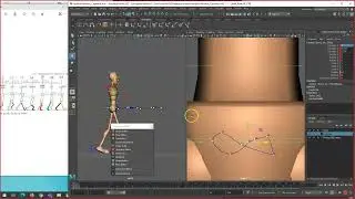 Caminado con correcciones de cadera, rotación y animación de torso, brazos y manos