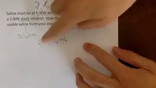 CHEM 1412 Lecture 1/26-1/27 Part 6: Dilution