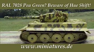 RAL 7028 Dark Yellow or Pea Green?