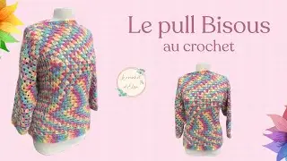 Le pull Bisous au crochet