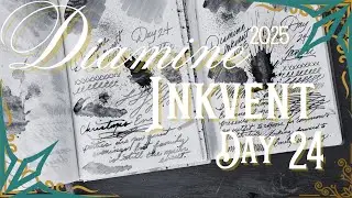 День 24 проекта Inkvent! Чернила Diamine Ink-A-Day 2025