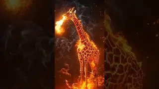 AI Creates a Hybrid Fire Animal V2 #HybridAnimals #CreativeAI #FantasyAnimals