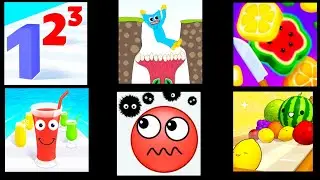 Huggy Story, Watermelon Shot, Hide Balls, Draw A Line Puzzle, Battery Run 3D...