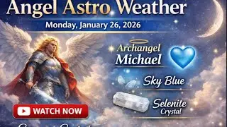 &ldquo;Angel Astro Weather Monday 1/26/2026 | Archangel Guidance and Daily Color Frequency&rdquo; 