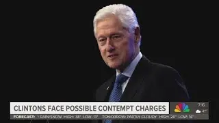 Clintons refuse to testify in House Epstein probe as Republicans threaten contempt proceedings