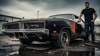 ASMR Car Restoration Full Rebuild of 1969 Dodge Charger R/T | Abandoned to Factory New