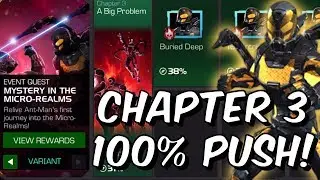 Mystery In The Micro Realm Chapter 3 100% Push - Variant #2 - Marvel Contest of Champions
