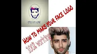 How to make your own face logo 100% working and very easy trick