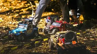 RC CAR TRX4 RUBICON CHEROKEE LANDY FJ CRUISER GROUP TRAIL RC OFFROAD