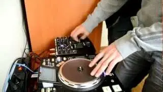 scratch con denon dn-hs5500 y una mesa dn-x 120