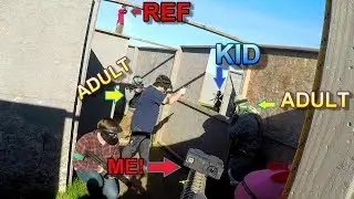 Grown Men LIGHT UP Airsoft kids IN FRONT OF THE REF at Airsoft Ministry!