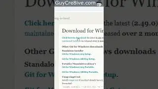 Install Git On Windows 11 👆 Full Video Above