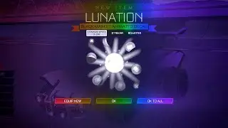 PLAYING ROCKET LEAGUE WITH THE TITANIUM WHITE LUNATION DECAL!