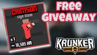FREE* CRIMSON DYE GIVEAWAY- Krunker /Antwics