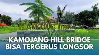 KAMOJANG HILL BRIDGE Dipasangi Garis Polisi! Terancam Ambruk Tergerus Longsor