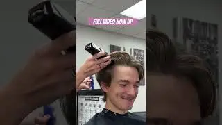 Мы вырезали всё из полного видео прямо сейчас! #asmrhaircut #haircut #ladybarber #clippercut #buz...