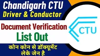 CTU Heavy Bus Driver and Conductor Final Document Verification List Out