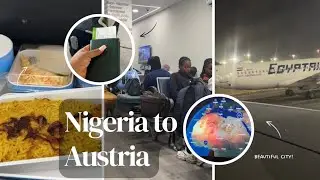 RELOCATION TRAVEL VLOG: Nigeria 🇳🇬 To Austria 🇦🇹 PART 3/ Travel with me