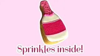 How to Make a Sprinkle Filled Champagne Cookie | Sprinkle Time