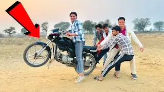 Challenge: Kitne log bike rok paayenge? How Many People Can Stop the Bike? 