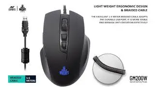 Ant Esports GM200W WORLD OF WARSHIP edition Wired Gaming Mouse