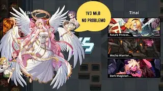 Guardian Tales | Lv69 Gabriel 1v3 Full MLB team! | Archangel Gabriel Arena Showcase