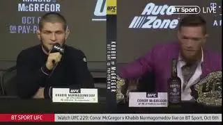Khabib: im come here for smash this guy