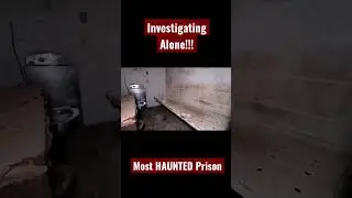 INSANE PARANORMAL EVIDENCE : Most HAUNTED PRISON ALONE (scary) #shorts